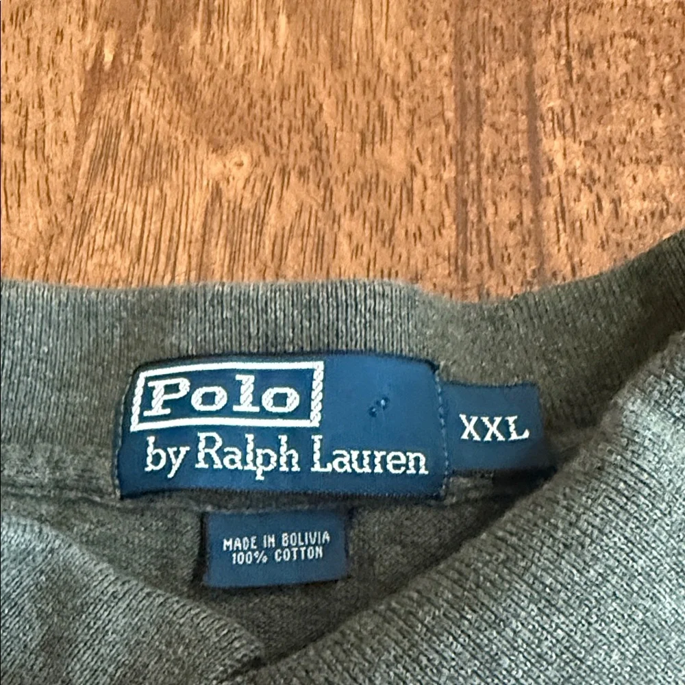 Ralph Lauren Dark Green Long Sleeve Polo